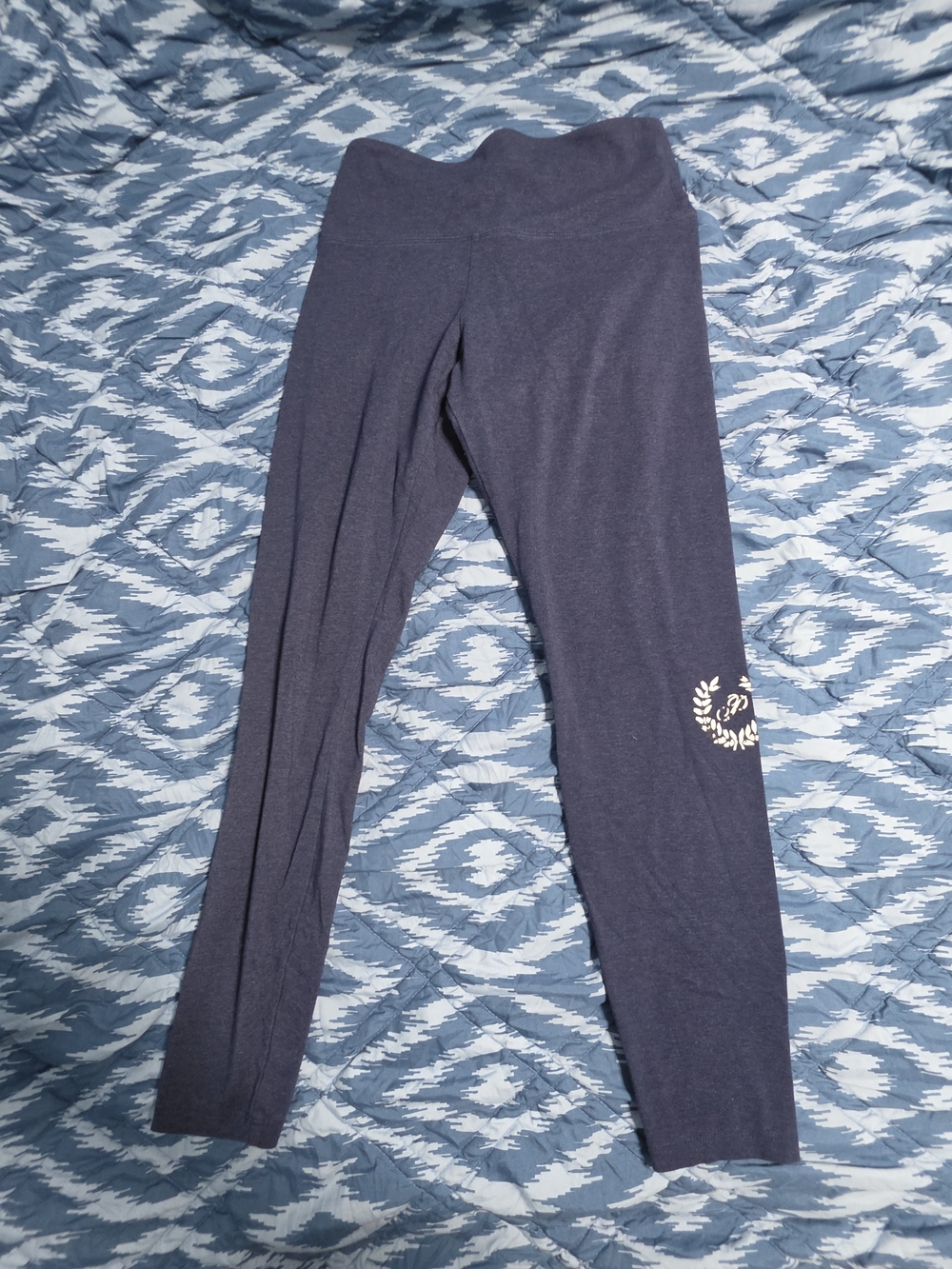PINK Victoria's Secret Womens Navy High-Waist Jeggings Size Large.